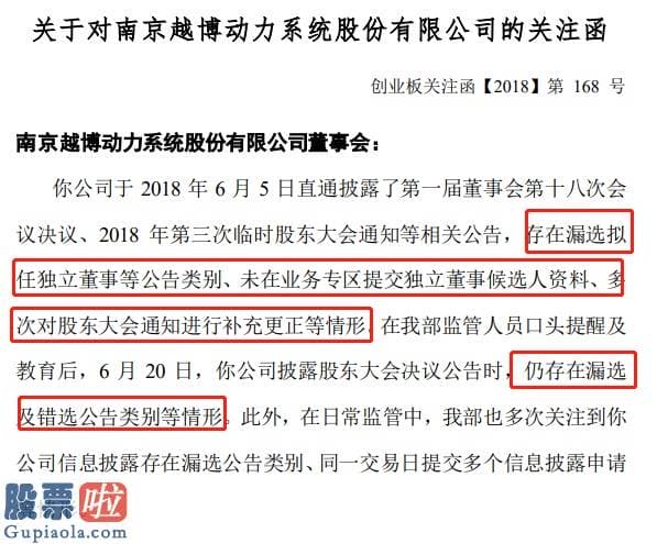 财经今日股市资讯 上市当年业绩就变脸，第二年巨亏超8亿，屡遭监管机构处罚，越博动力如今蹊跷跨界收购引质疑