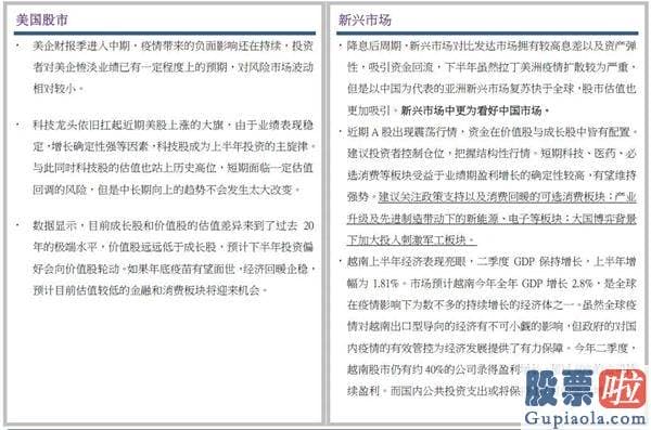 如何在同花顺投资美股：国泰君安2020Q3环球资产配置观点