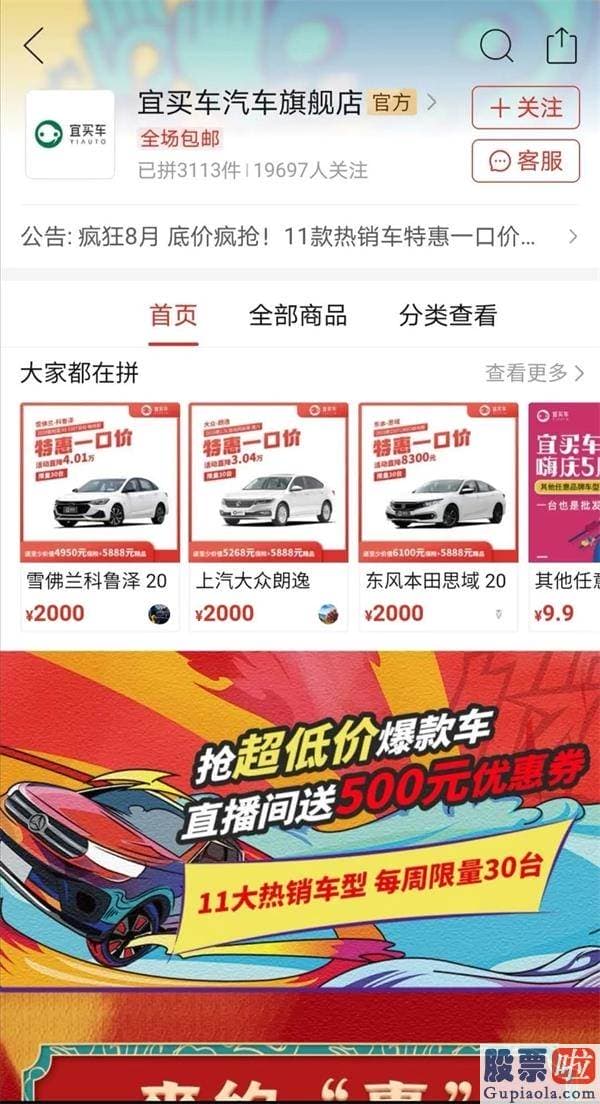今天美股行情走势新闻：拼多多硬刚特斯拉！消费者获2万元补贴“拼车” 特斯拉：拒绝交车